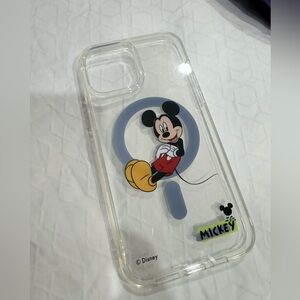 Disney Mickey Mouse Clear Phone Case with MagSafe